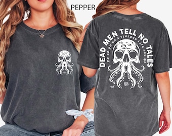 Camiseta vintage de Piratas del Caribe: La venganza de Salazar, camiseta Pirates Comfort Colors®, camiseta retro de Piratas de los 90