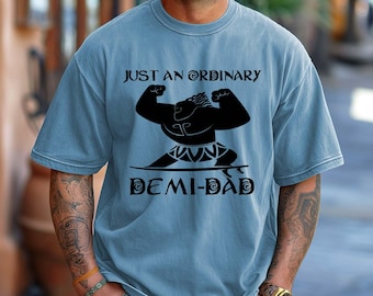 Just An Ordinary Demi Dad Retro Shirt, Disney Moana Father's Day Gift Ideas, Dad Son Matching Tee, Disneyland Family Vacation Trip Shirt