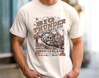 Disney Big Thunder Mountain Shirt, Mickey and Friends Tee, Wildest Ride in the Wilderness, Disneyland Comfort Colors® Shirt, Vacation Tee