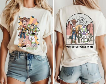 Chemise Toy Story, chemise Toy Story Disney World, t-shirt You Ve Got a Friend in Me Comfort Colors®, t-shirt personnages de film Toy Story, famille Disney