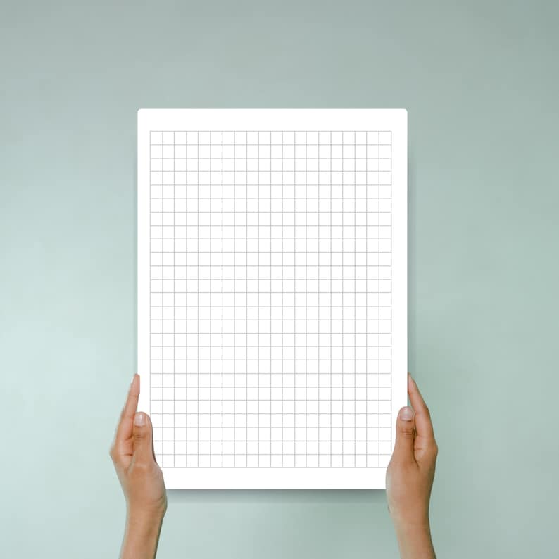 Printable Grid Paper - Graph Note Paper - A4 A5 US Letter - Etsy