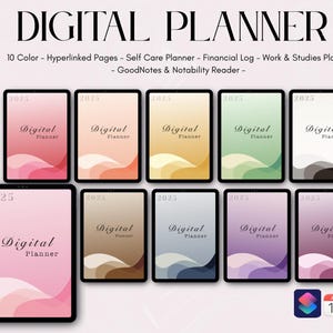 Stay Organized and Stylish with the 2025 Digital Planner for GoodNotes & Notability