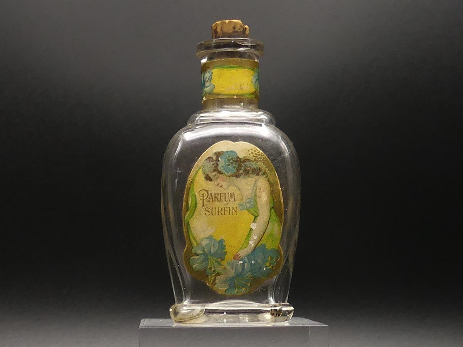 希少なアールヌーボー様式の香水瓶 PARFUM SURFIN – VIOLETTE 1890