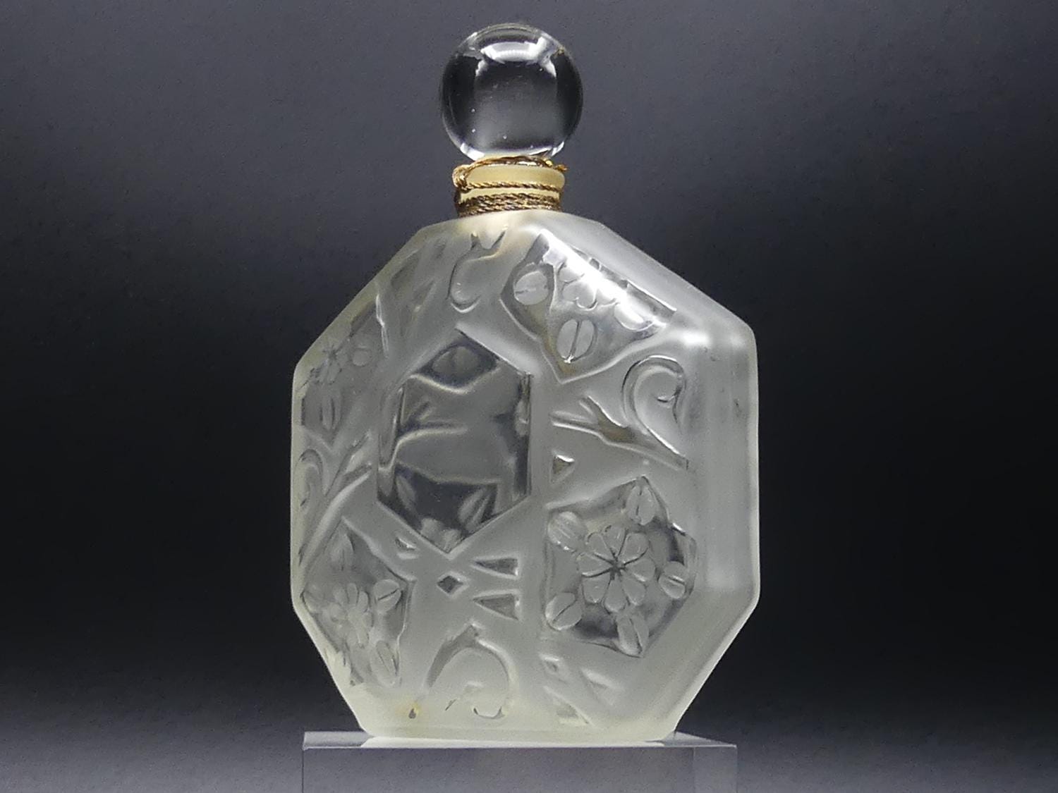 Vintage Perfume Bottle Ombre Rose by Jean Charles Brosseau E0095
