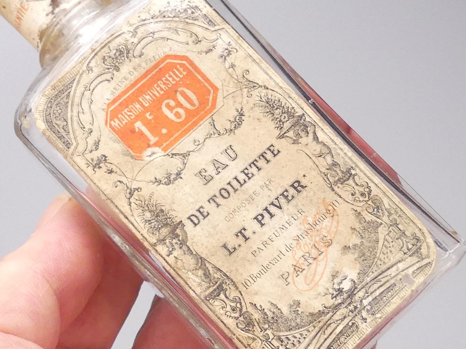 アンティーク L.T. PIVER 香水瓶 1870-1910 E0066 - Etsy 日本