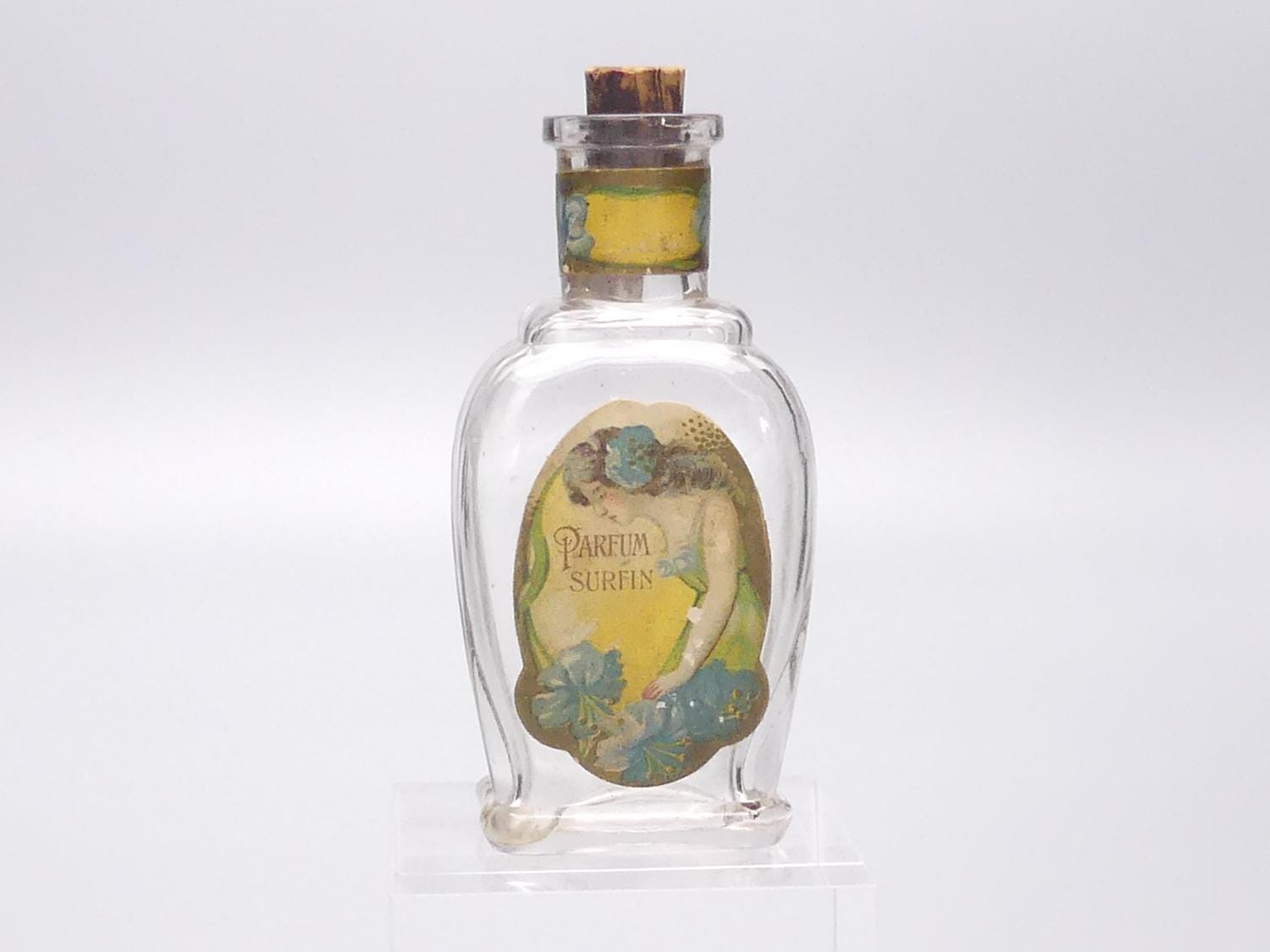 希少なアールヌーボー様式の香水瓶 PARFUM SURFIN – VIOLETTE 1890