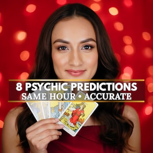 8 Psychic Predictions Tarot Reading • Love Psychic Guidance • Future Forecast Accurate Fortune Insights