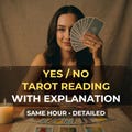 Yes or No Tarot Reading • Psychic Answer Energy Reading • Spiritual Clarity Guidance product logo