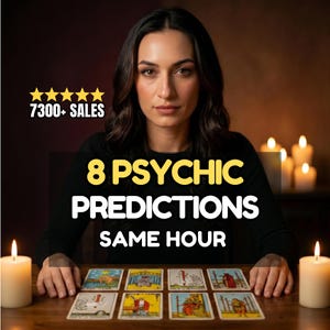 8 Psychic Predictions Tarot Reading • Love Psychic Guidance • Future Forecast Accurate Fortune Insights