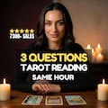 3 Question Tarot Reading • Psychic Answers for Love Career Soulmate • Accurate Spiritual Guidance PDF product logo