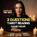 3 Question Tarot Reading • Psychic Answers for Love Career Soulmate • Accurate Spiritual Guidance PDF product logo