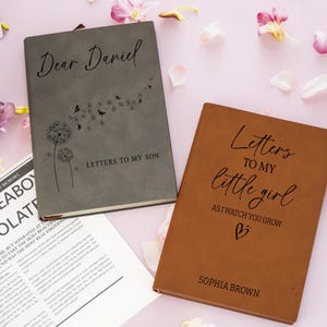 Cuaderno "Cartas a mi hija", "Cartas a mi pequeño", "Diario para mi hijo", "Diario para mi hija", "Diario personalizado", "Regalo para mamá primeriza"