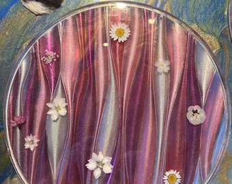 Beautiful Resin Round Trays