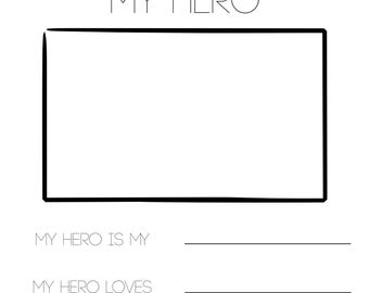 Inklusive Vatertags-Arbeitsblatt