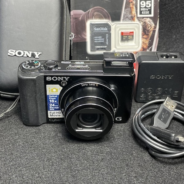 Sony Cyber-shot DSC-HX9V | 16.2MP Compact Camera | 16x Optical Zoom | GPS | Full HD Video