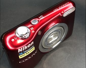 Buy Nikon Coolpix A10 Digital Camera - Red - 16.1 MP, 5x Zoom