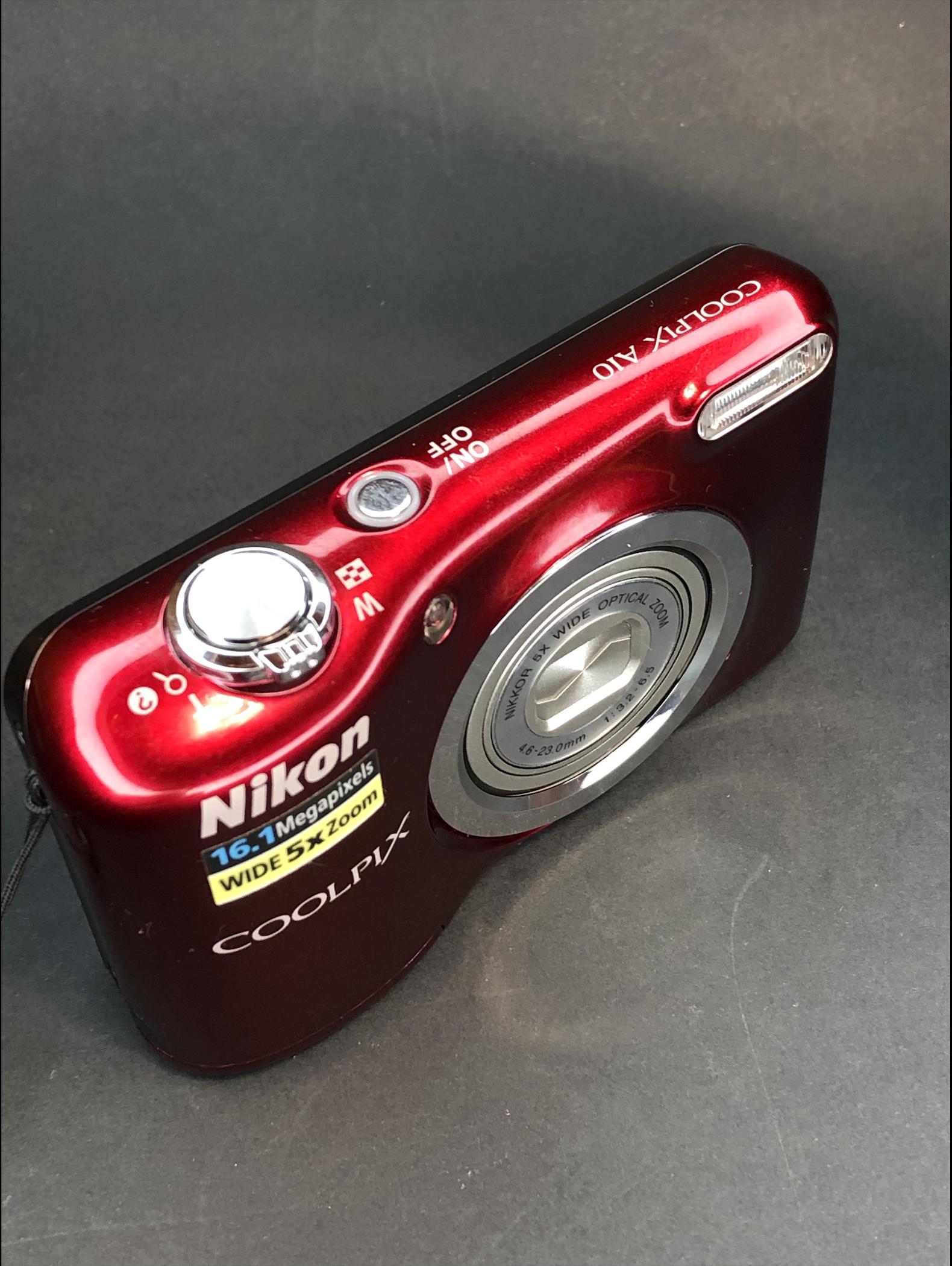 Buy Nikon Coolpix A10 Digital Camera - Red - 16.1 MP, 5x Zoom