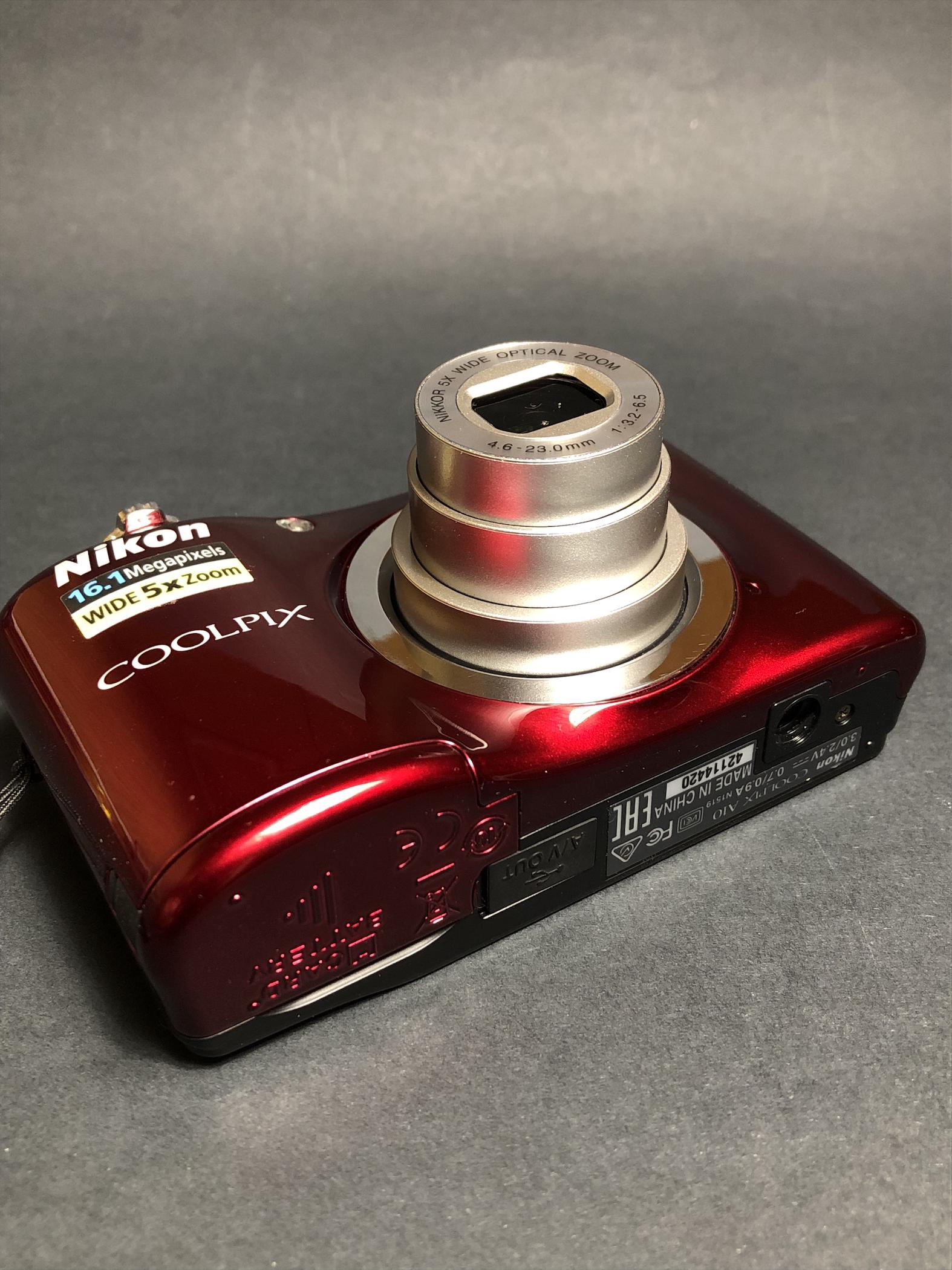 Nikon Coolpix A10 Digital Camera - Red - 16.1 MP, 5x Zoom - Etsy