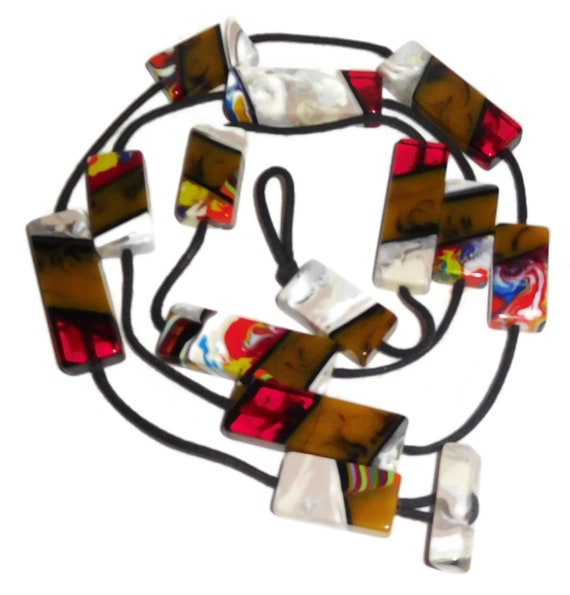 Sobral Patchwork Mariane Multi Pattern 45" Long B… - image 5