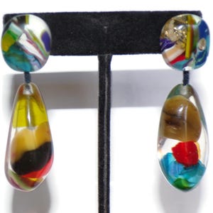 Sobral Preterito Perfeito Fresh Recreio Inclusion Dangle Artist Made Post Earrings