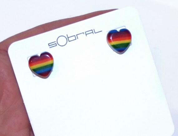 Sobral Pop Pride Mini Hearts LGBTQ Rainbow Flag S… - image 4