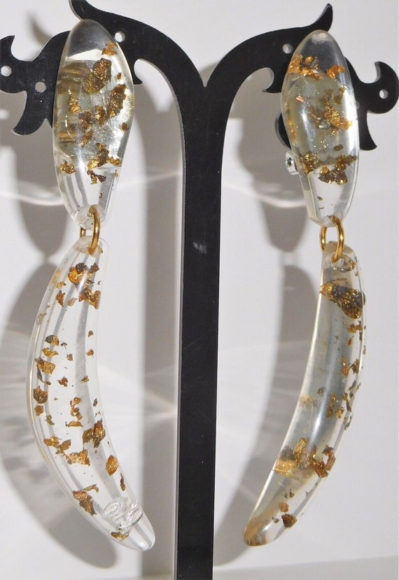 Sobral Clear & Old Gold Metalique 3.75 Dangle Sharm 