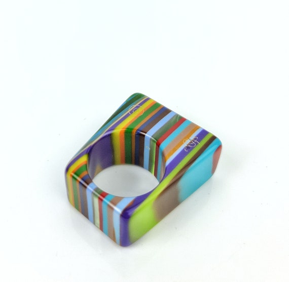 Sobral Pop Art Leda Day Multicolor Stripe Artist … - image 3