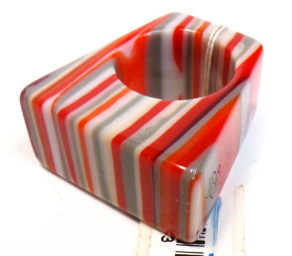 Sobral Rare Pop Art Leda Orange Programado Stripe… - image 1