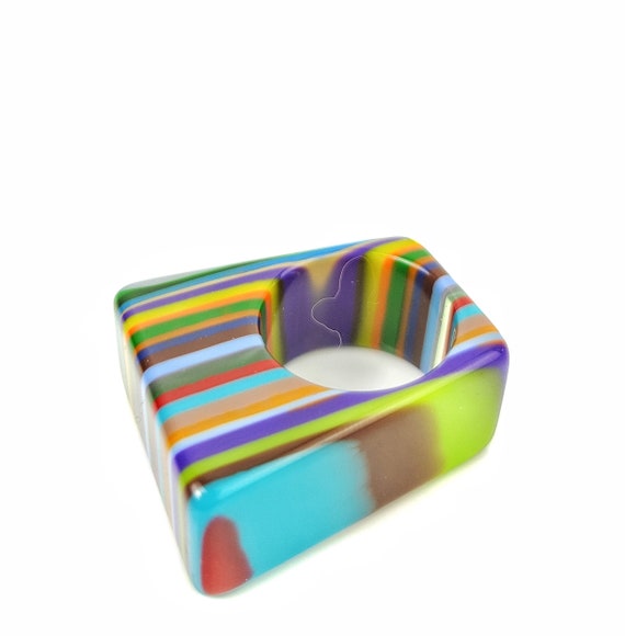 Sobral Pop Art Leda Day Multicolor Stripe Artist … - image 2