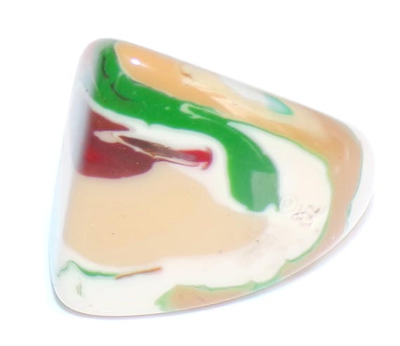 Sobral Gorky Gotejado Cerrado Marbled Earthy Hues Artist Made Statement Ring Size 6.75 View 3