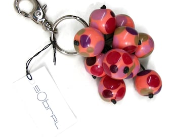 Sobral Brazil Retired Bola Bolinhas Petit Boule Polka Dots Artist Made Key Chain