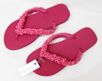 Sobral / Havaianas Brazil Tongs En Caoutchouc Pour Femmes À La Retraite Taille US 7,5