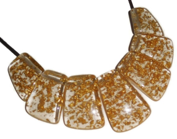 Sobral Metalique Rilma Gold Inclusion Beads Artis… - image 6