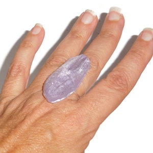 Sobral Acontecencias Quartzo Special Edition Lilac Glitter Artist Made Ring