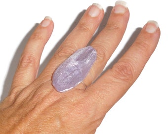 Sobral Acontecencias Quartzo Special Edition Lilac Glitter Artist Made Ring