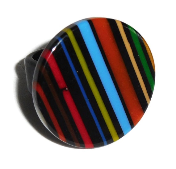 Sobral Patchwork Retalhos Vibrant Night Stripe Ar… - image 3