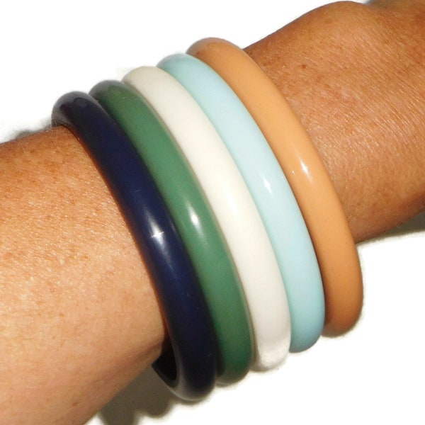 Sobral Sortidos Unico PB09 Opaque Matte and Polished Artist Made Bangle Bracelets Mix & Match