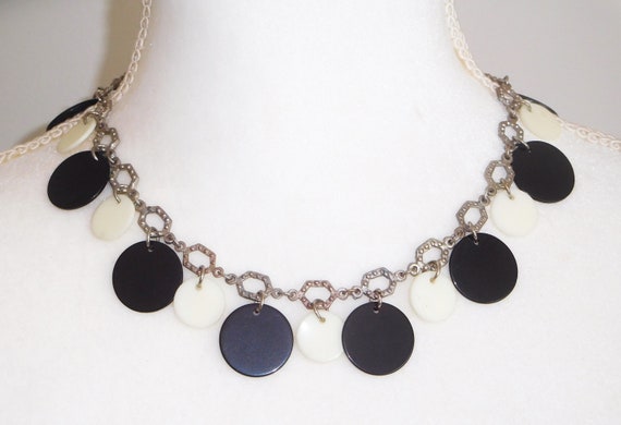 Sobral Fichas N34 Charm Disks on Silver Tone Chai… - image 7