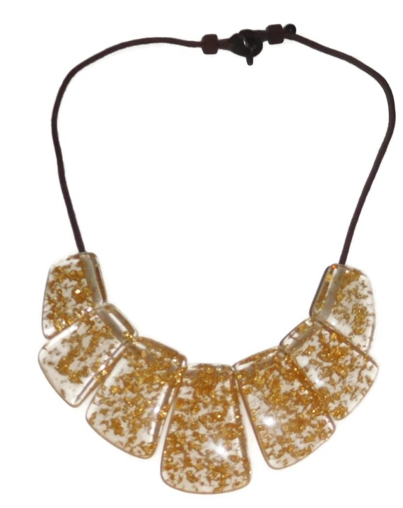 Sobral Metalique Rilma Gold Inclusion Beads Artis… - image 5