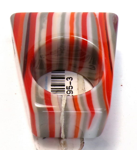 Sobral Rare Pop Art Leda Orange Programado Stripe… - image 6