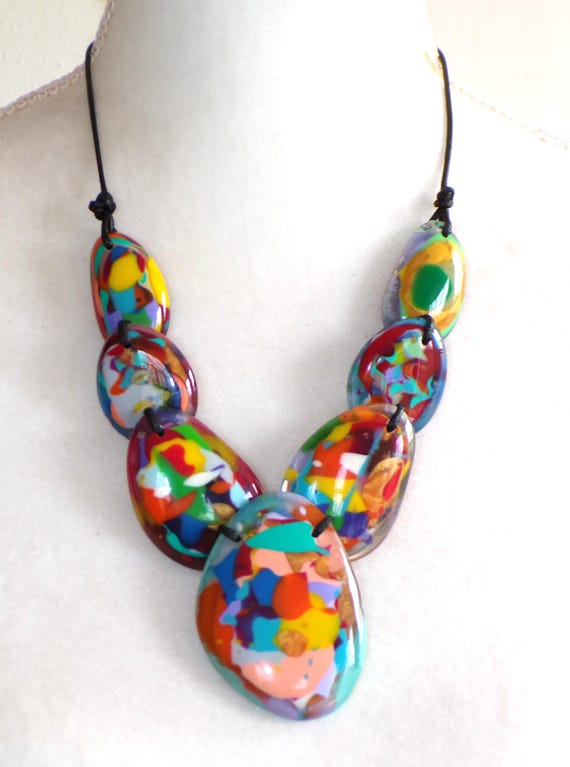 Sobral Nuage Singular Multi Color Large Beads Art… - image 2