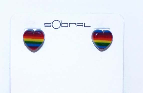 Sobral Pop Pride Mini Hearts LGBTQ Rainbow Flag S… - image 2