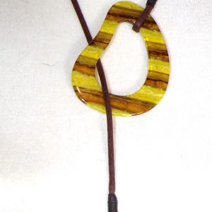 Sobral Terra Namibia Reversible Lariat Style Artist Made Necklace