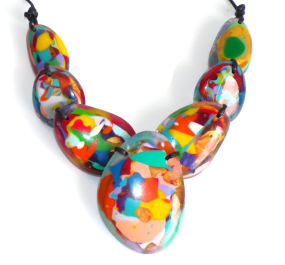 Sobral Nuage Singular Multi Color Large Beads Art… - image 5