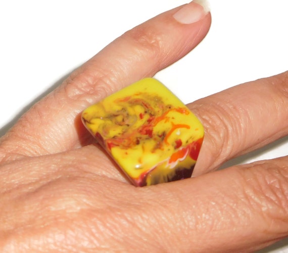 Sobral Classico Carre Pollock Multi Color Swirl A… - image 6