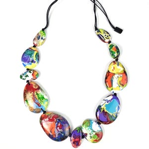 Sobral Pollock Lisi Reversible Adjustable Statement Artist Made Necklace