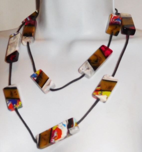 Sobral Patchwork Mariane Multi Pattern 45" Long B… - image 3