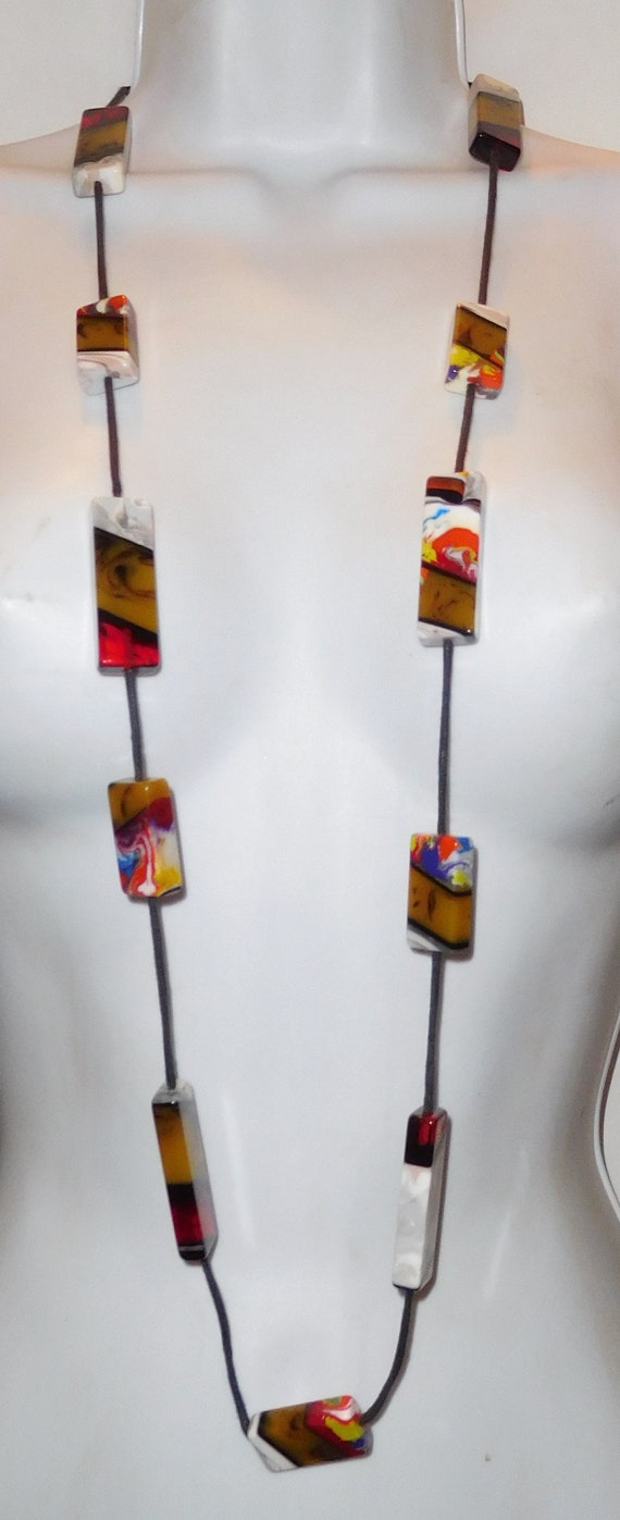 Sobral Patchwork Mariane Multi Pattern 45" Long B… - image 2