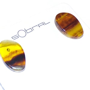 Sobral Terra Etiopia Earth Hues Dangling Statement Artist Made Post Earrings