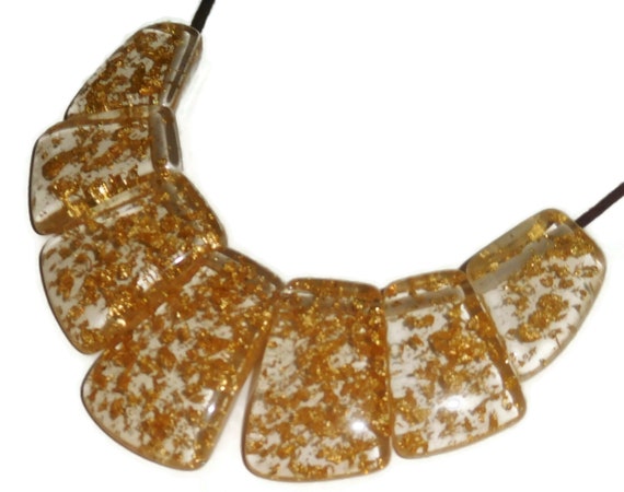 Sobral Metalique Rilma Gold Inclusion Beads Artis… - image 7